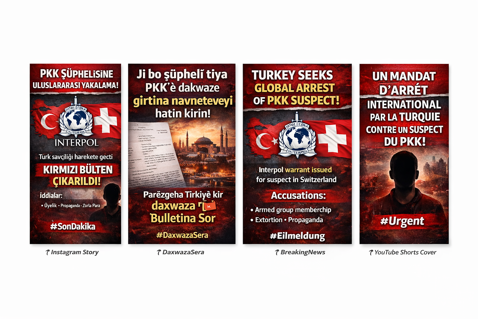 🇹🇷🚨 TÜRKİYE'DEN ULUSLARARASI YAKALAMA HAMLESİ PKK/KCK bağlantılı şüpheli için Interpol devrede!