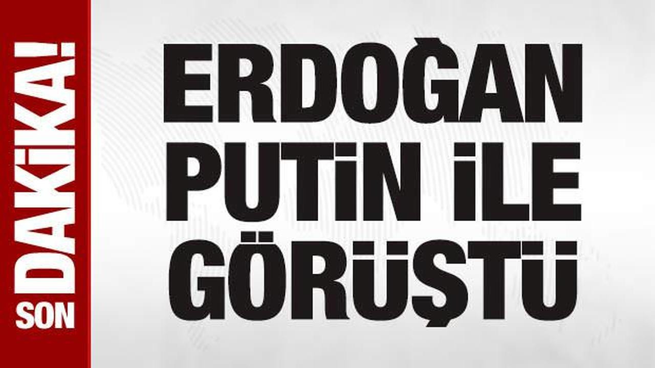 SON DAKİKA: Erdoğan, Putin ile Türkmenistan'da görüştü