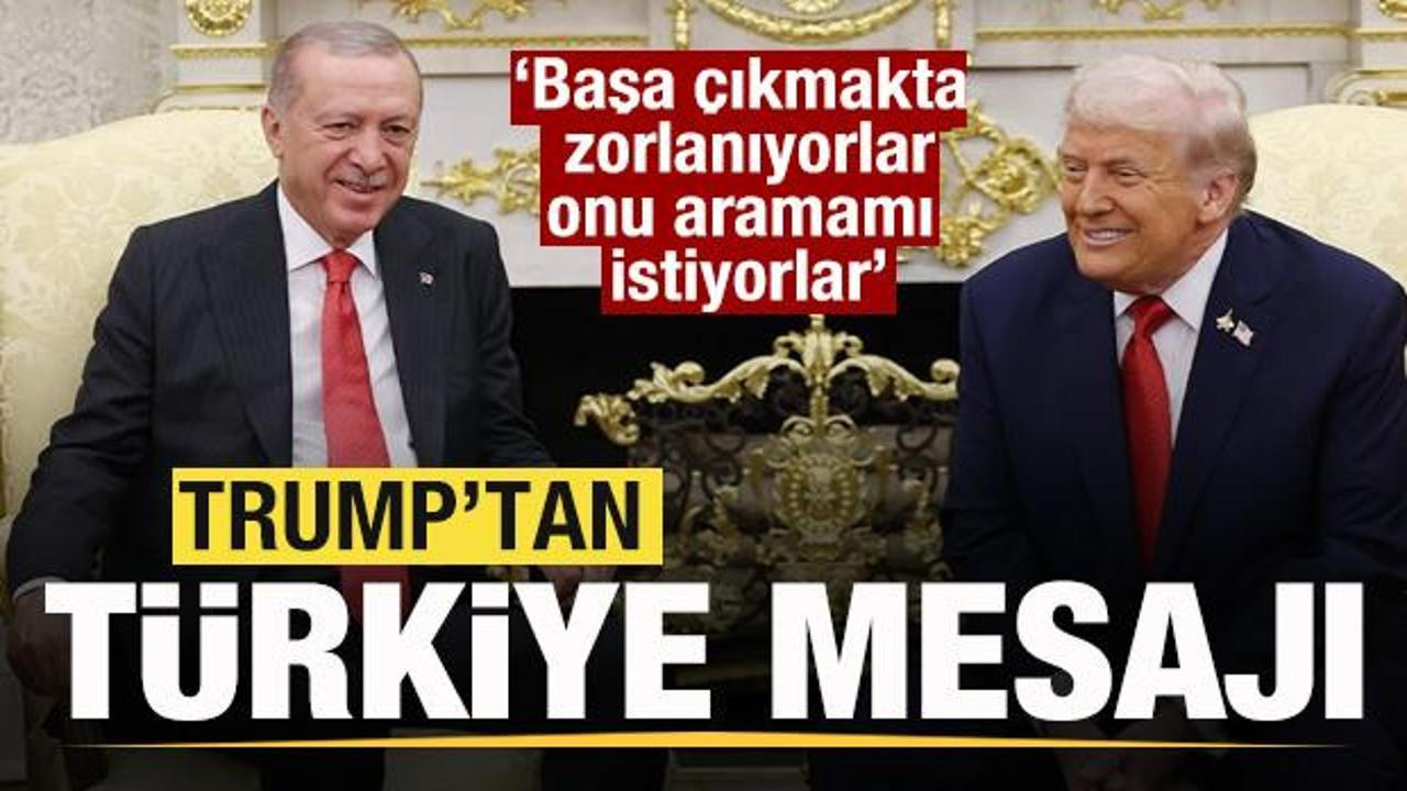 Trump'tan son dakika Türkiye açıklaması: Başa çıkmakta zorlanıyorlar, aramamı istiyorlar